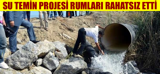 KKTC’ye su götürme projesi Rumları rahatsız etti