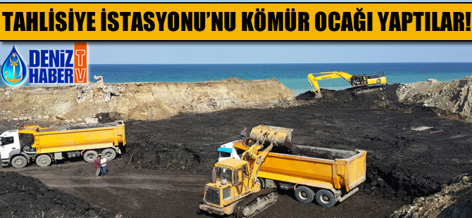 Tarihi Akpınar Tahlisiye İstasyonu'nu yıkarak, kömür ocağı yaptılar!