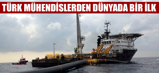 KKTC'ye Su Temini Projesi'nde Türk mühendisler dünyada ilki başardı