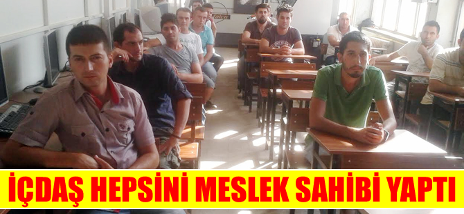 İÇDAŞ 384 kişiyi meslek sahibi yaptı