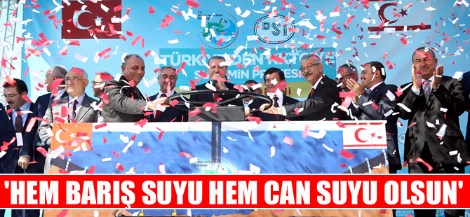 Türkiye'den KKTC'ye su taşıyacak proje hizmete girdi