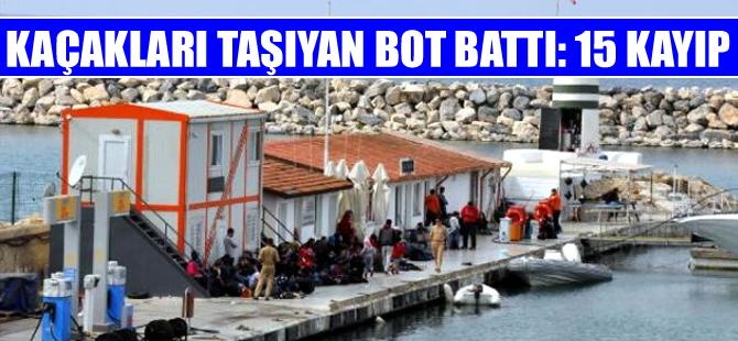Kuşadası kaçak göçmen taşıyan bot battı: 15 kayıp