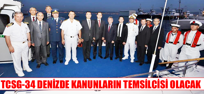Yonca-Onuk'un inşa ettiği TCSG-34 botu Aliağa’da hizmete girdi