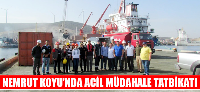 UZMAR'dan Nemrut Koyu'nda acil müdahale tatbikatı