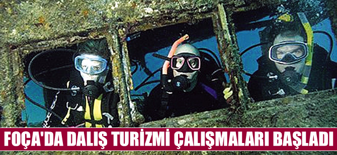 Foça'da sualtı dalış turizmi için çalışmalar başladı