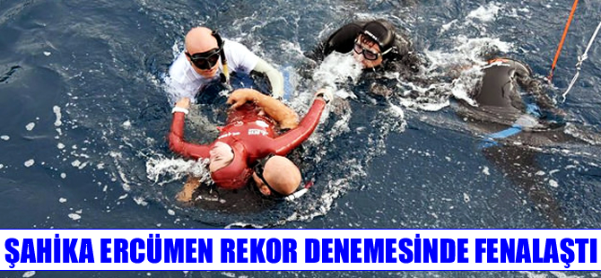 Şahika Ercümen rekor denemesinde ölümden döndü