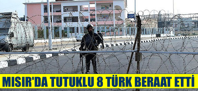Mısır'da bir yıldır tutuklu bulunan 8 Türk denizci beraat etti