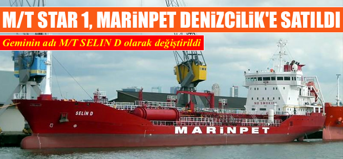 Marinpet Denizcilik, M/T STAR 1 isimli kimyasal tankeri satın alarak filosuna kattı