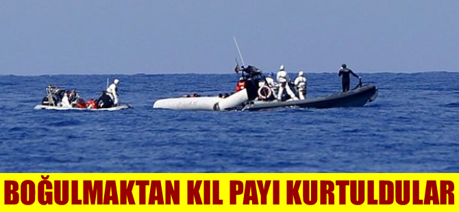 Tekneleri batan kaçakları Yunan balıkçılar kurtardı