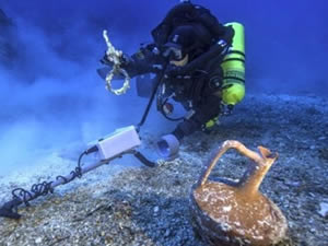 Arkeologlar  tek bir noktada 22 gemi enkazı buldu