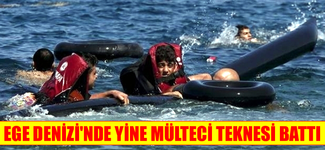 Midilli Adası açıklarında 250'den fazla sığınmacı taşıyan tekne battı