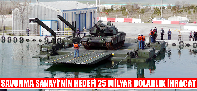 Savunma Sanayi 25 milyar dolarlık hedefe kitlendi