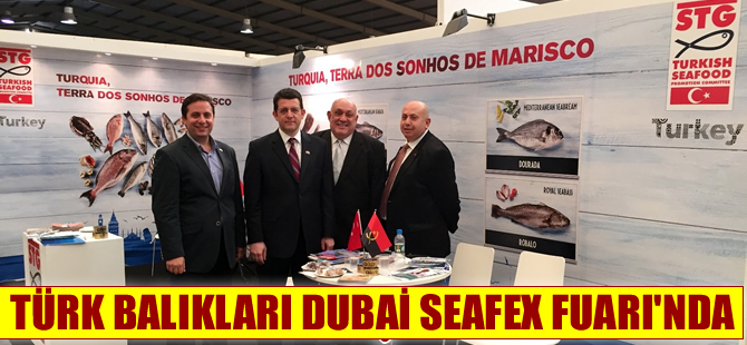 Türk balıkları Dubai Seafex Fuarı'nda