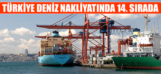 UNCTAD'nın 2015 Deniz Nakliyatı Gözden Geçirme Raporu yayınlandı, Türkiye 14. sırada