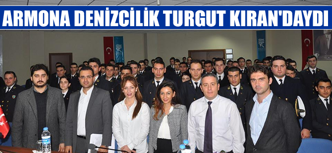 Turgut Kıran Denizcilik Yüksekokulu Armona Denizciliği ağırladı