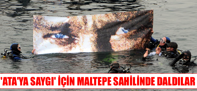 Derinler Saygı Dalışı Topluluğu, "Ata'ya Saygı Dalışı" gerçekleştirdi