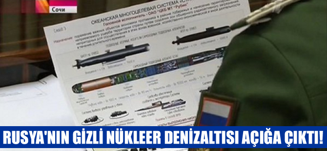 Rusya'nın gizli nükleer denizaltısı yanlışlıkla basına sızdı