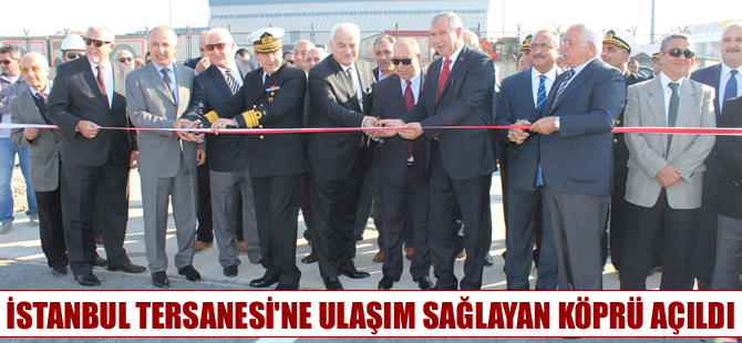 Kumcular Kooperatifi'nin inşa ettiği Tersane Köprüsü açıldı