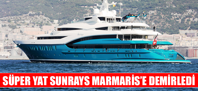 Dünyanın en zengin işadamı Ravi Ruia'nın yüzen sarayı Sunrays Marmaris'te