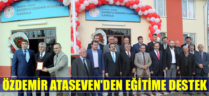 Gazibeyli Özdemir Ataseven İlkokulu, törenle eğitime açıldı