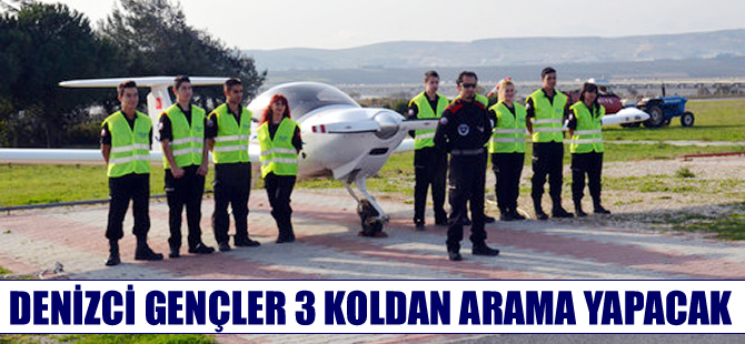 Denizci gençler üç koldan arama kurtarma yapacak