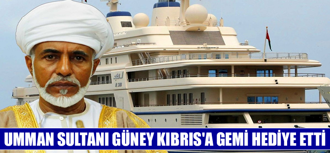 Umman Sultanı Qaboos bin Said al Said, Rumlar'a gemi hediye etti