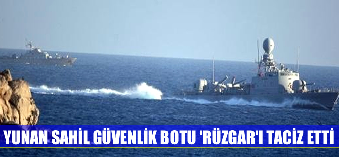 Türk karasularına giren Yunan Sahil Güvenlik botu gerginlik yarattı