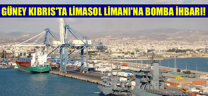 Limasol Limanı'na bomba ihbarı yapıldı, polis araştırma yapıyor