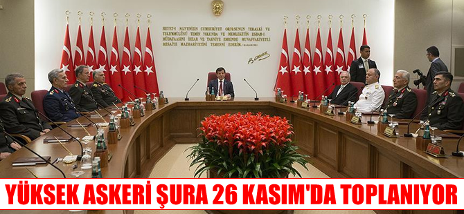 Yüksek Askeri Şura (YAŞ) perşembe günü toplanacak