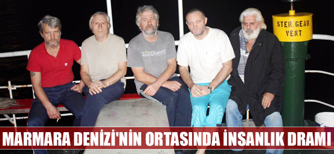 Marmara Denizi'nde Tallas adlı gemide insanlık dramı yaşanıyor