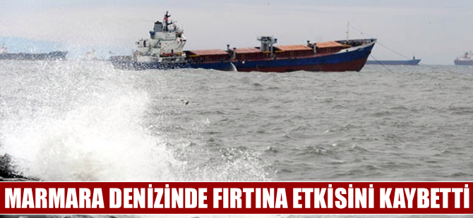 Lodosta Şarköy'e demirleyen 39 gemi yeniden demir aldı