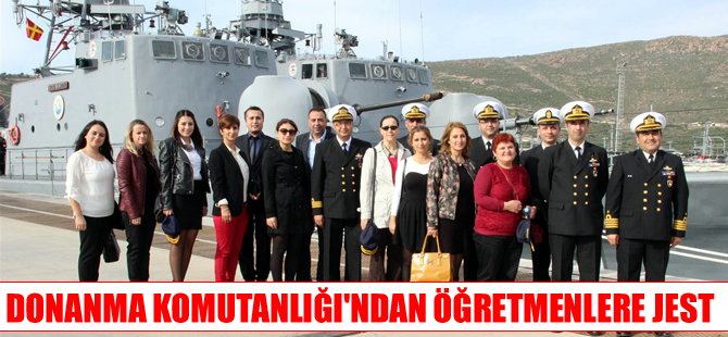 Öğretmenlere en güzel hediye Donanma Komutanlığı'ndan geldi