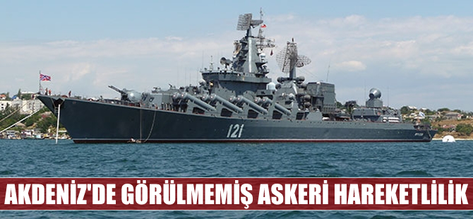 Suriye'deki çatışmalar Akdeniz'i de tam bir ateş çemberine çevirdi