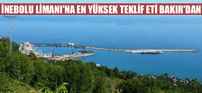 İnebolu Limanı'na en yüksek teklifi Eti Bakır A.Ş verdi