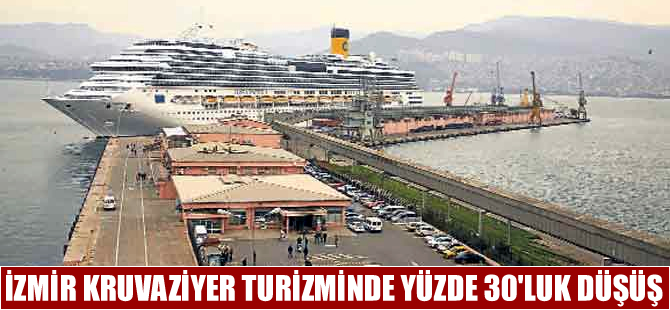 İzmir kruvaziyer turizmi sezonunu yüzde 30 düşüşle kapattı
