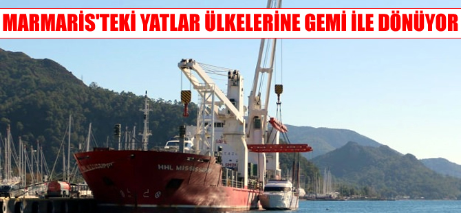 Marmaris'teki lüks yatlar "HHL Mississiphi" ile yola çıktı