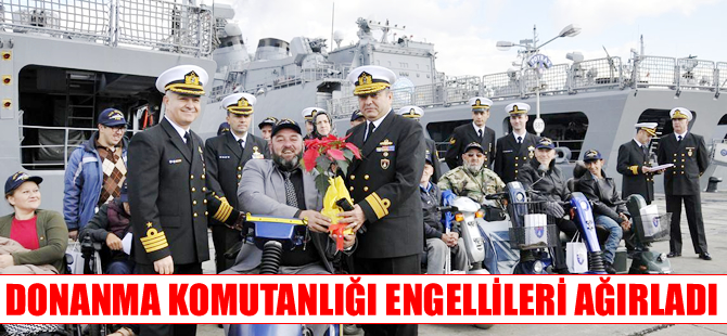 Donanma Komutanlığı kapılarını engellilere açtı