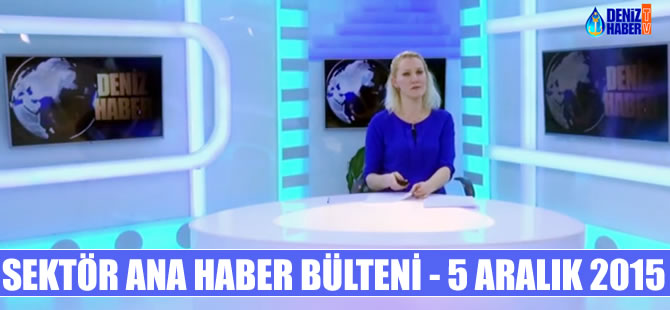 Sektörel Ana Haber Bülteni, DenizHaber TV'de yayınlandı