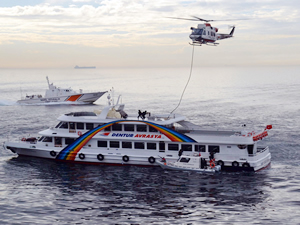 "Deniz Güvenliği ve Deniz Emniyeti-2015 Tatbikatı" Marmara'da yapıldı