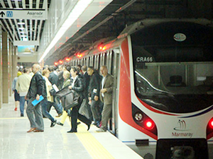 Marmaray'da iki yılda 105 milyon yolcu taşındı