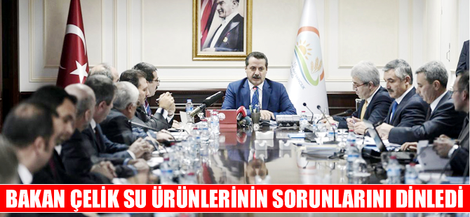 Faruk Çelik: Su ürünleri sektörü yeni bir mevzuata kavuşmalı