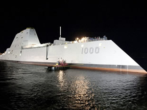 ABD'nin hayalet gemisi "Zumwalt" destroyeri göreve hazır