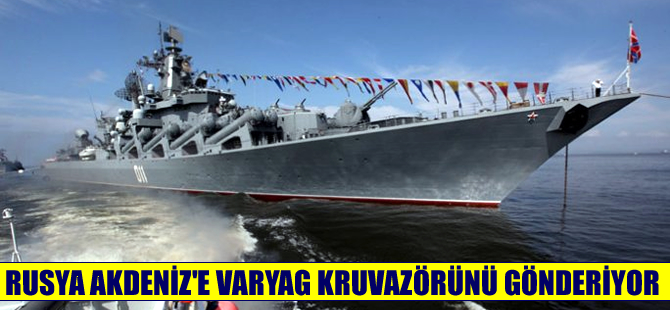 Akdeniz'deki Moskva kruvazörünün yerine Varyag geçecek