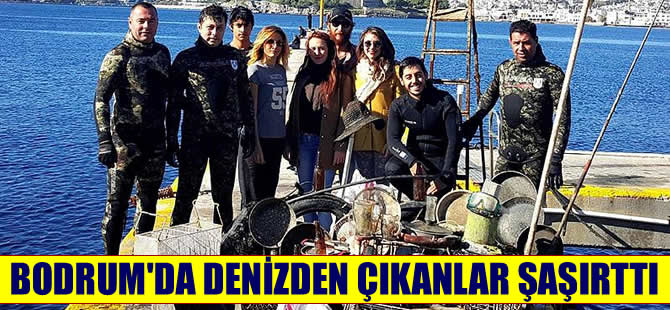 Denizden çıkanlar görenleri şaşkına çevirdi