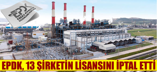 EPDK, Socar Turkey LNG Satış Şirketi dahil 13 şirketin lisansını iptal etti