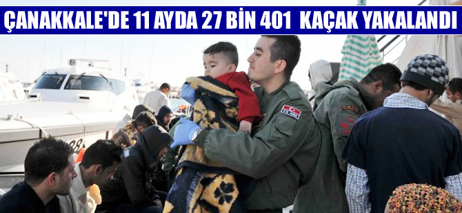 Sahil Güvenlik, Çanakkale'de 27 bin 401 kaçağı yakaladı