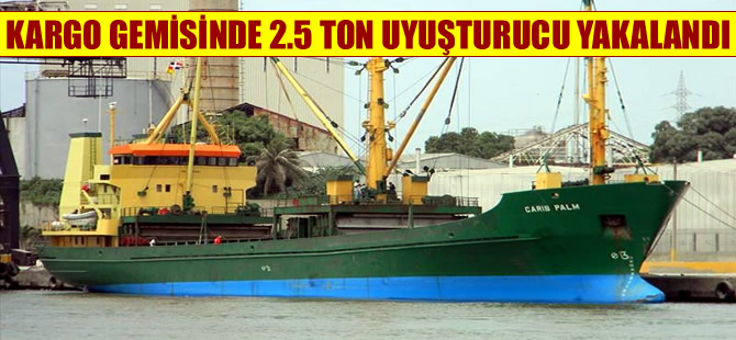 Fransa'da kargo gemisinde 2,5 ton kokain yakalandı