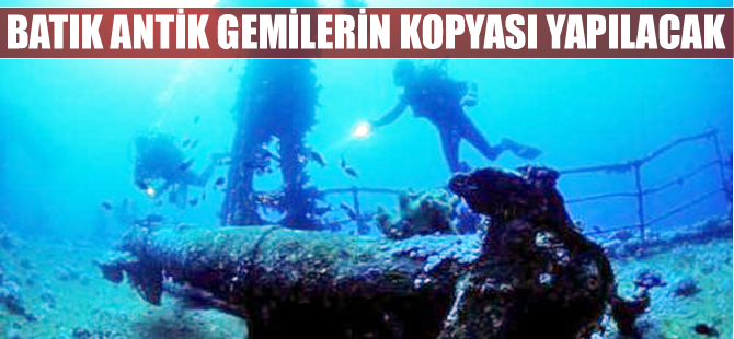 Zonguldak'ta antik limanın batık gemileri "denizin süsü" olacak