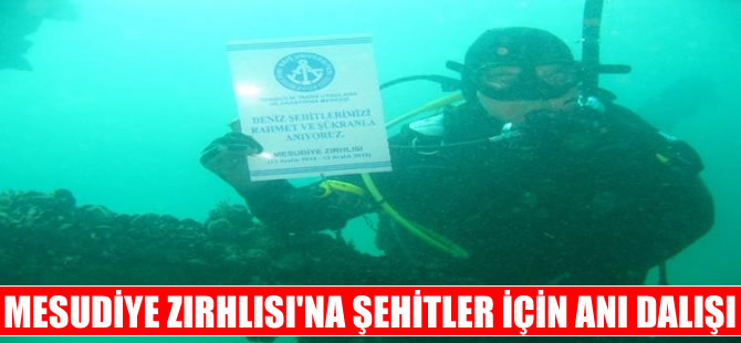 'Mesudiye Şehitleri' için Anı Dalışı yapıldı
