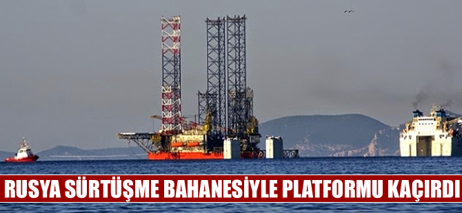 Rusya, Türk gemisiyle sürtüşme bahanesiyle Çernomorneftegaz'ın platformunu kaçırmış!